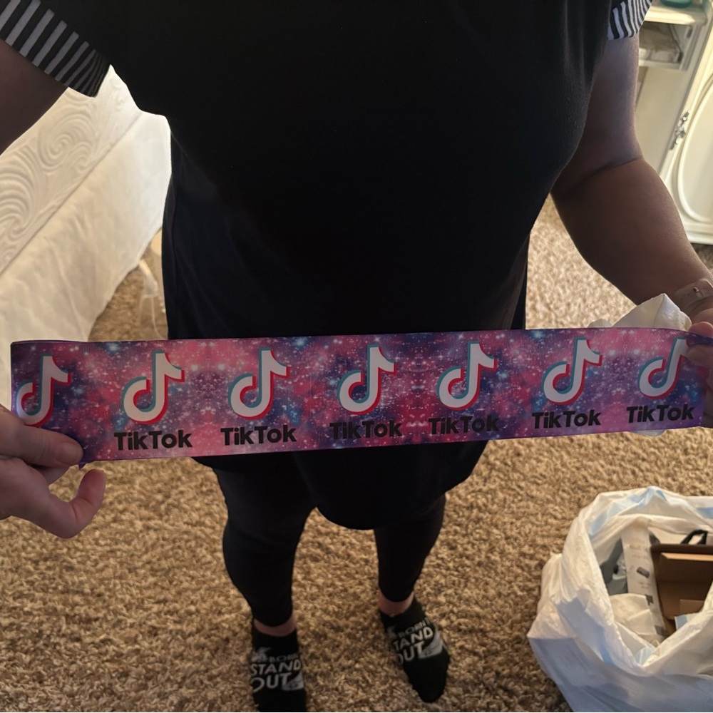 Colorful TikTok Galaxy Ribbon